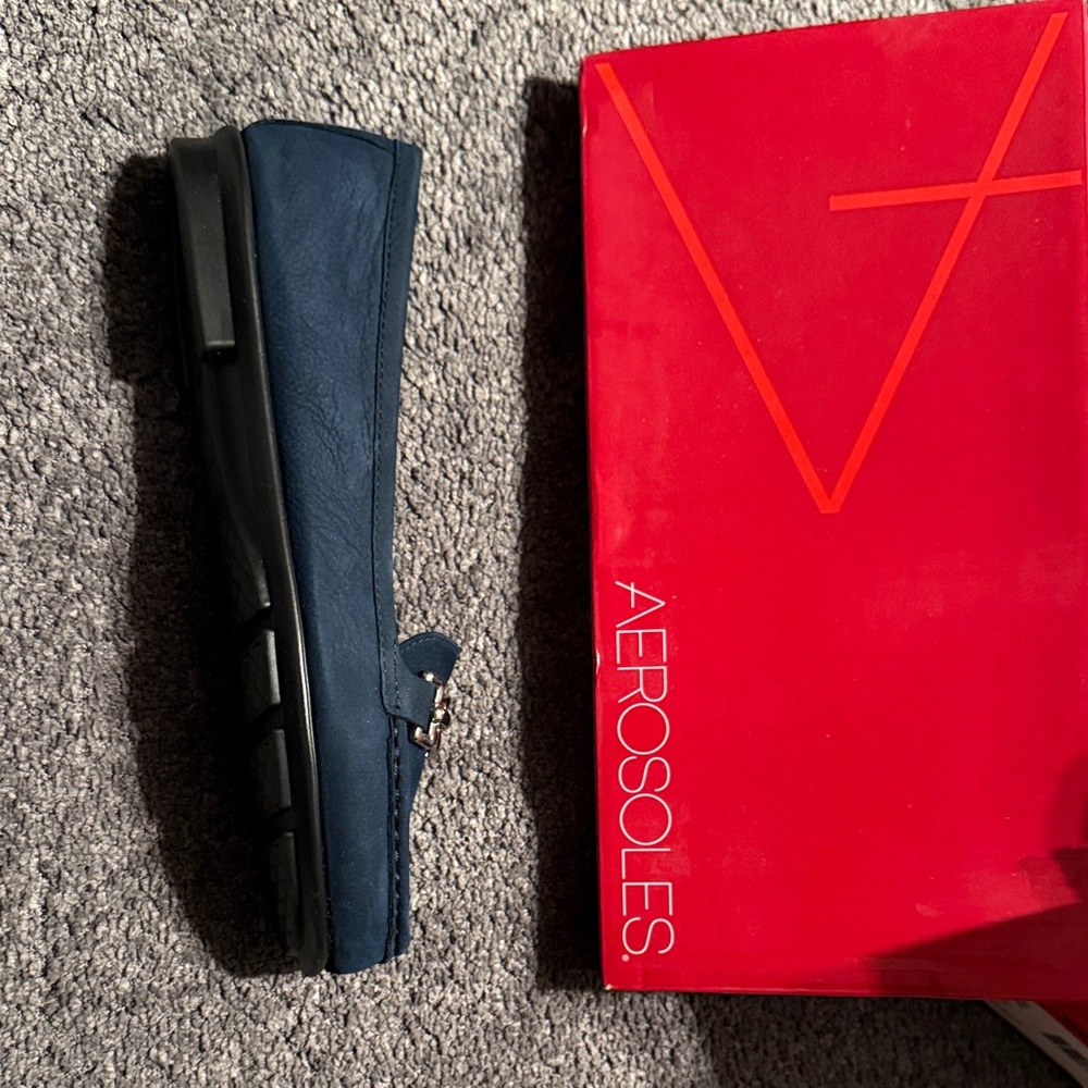 AEROSOLES Blue Comfort Shoes - Picture 3 of 5